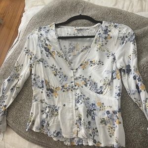 Abercrombie Floral Blouse